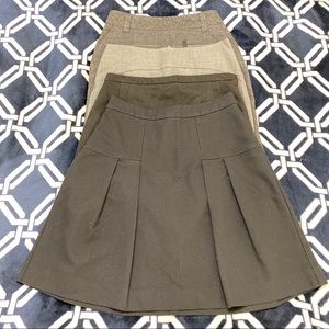 4x Office Wear Curated Skirt Bundle: black & grey